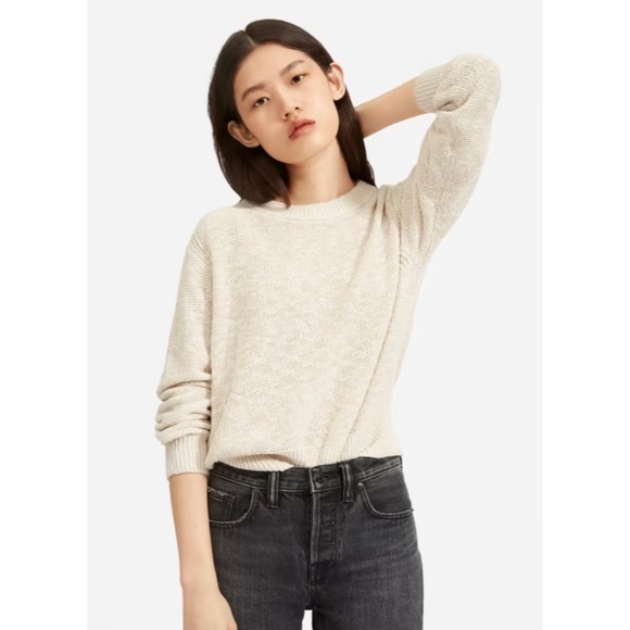 Everlane Sweaters Everlane Slub Knit The Crew Sweater